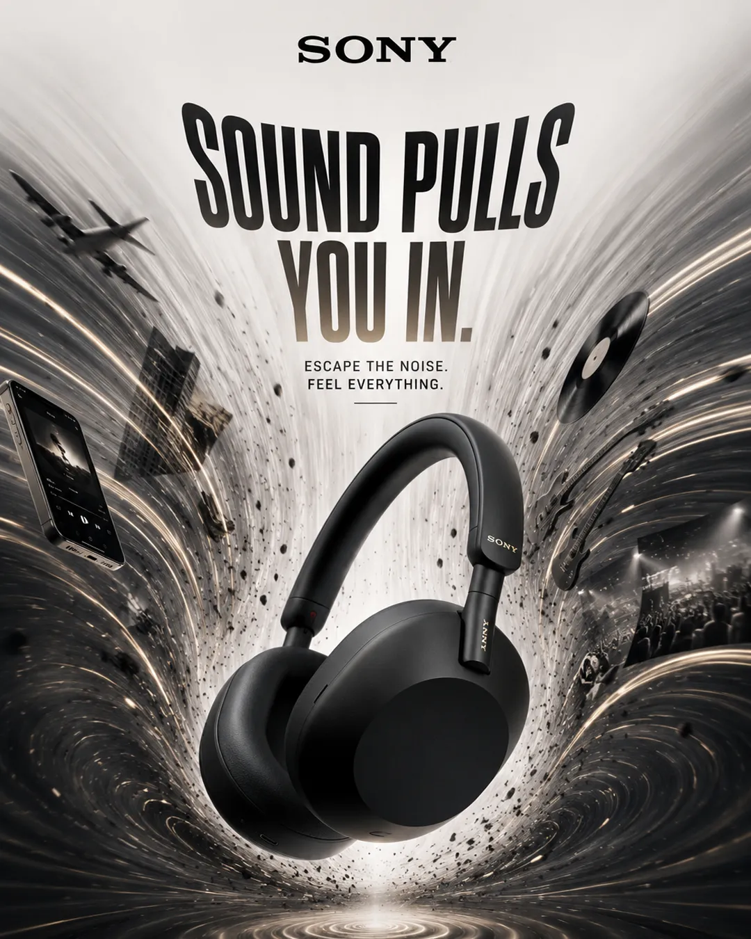 Product Gravity Advertising Poster output 3
