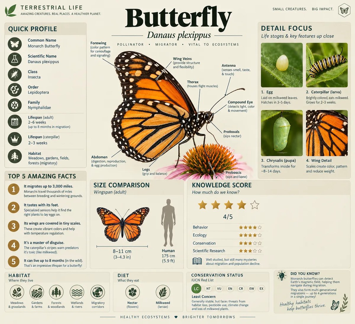 Terrestrial Life Educational Infographic output 4