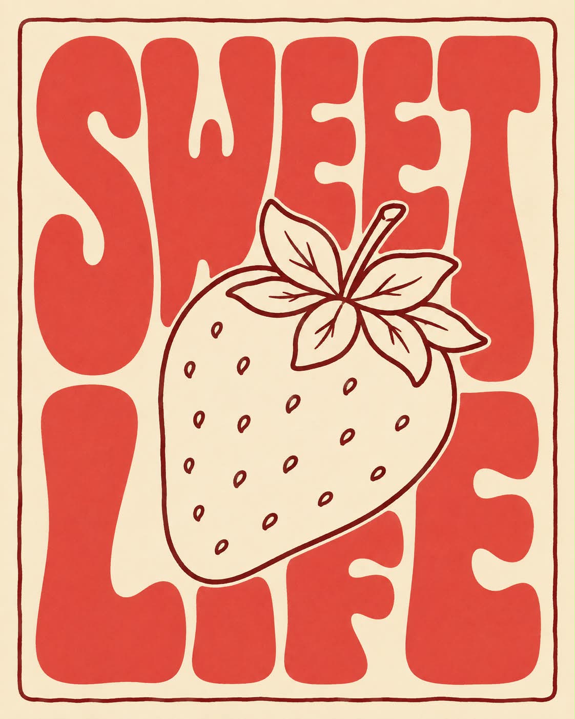 Retro 1970s Typography Poster