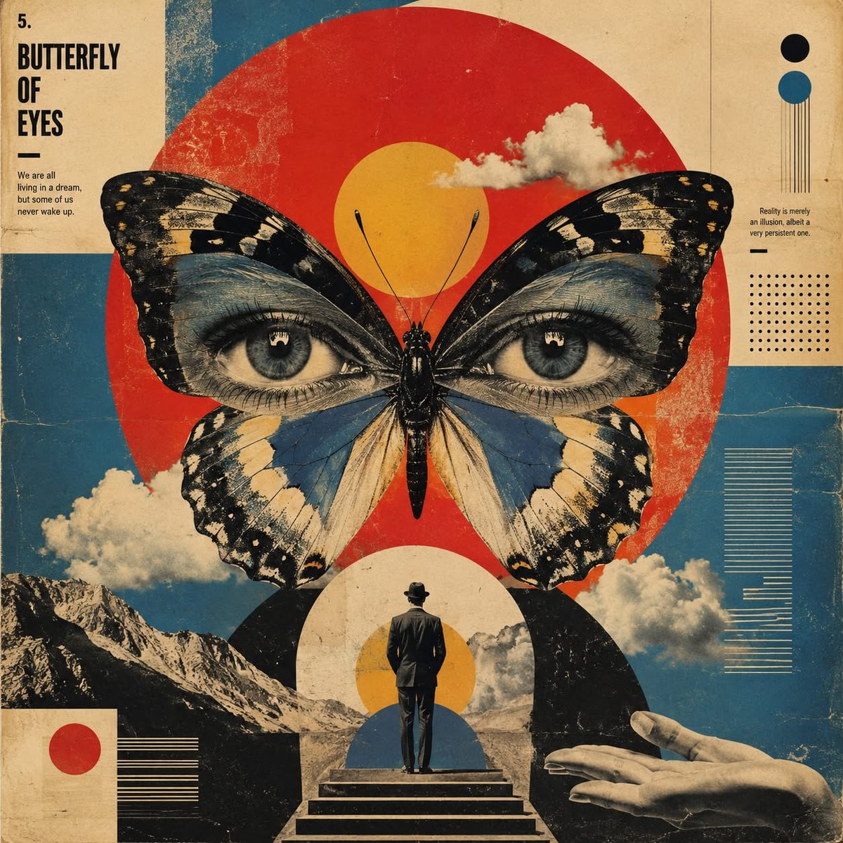 Mid-Century Retro Surrealist Collage Poster output 2