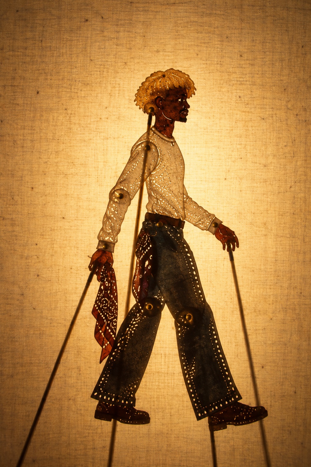 Traditional Shadow-Play Leather Puppet Photo