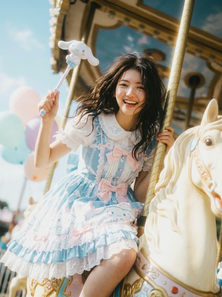 Dreamy Carousel Cosplay Portrait output 2