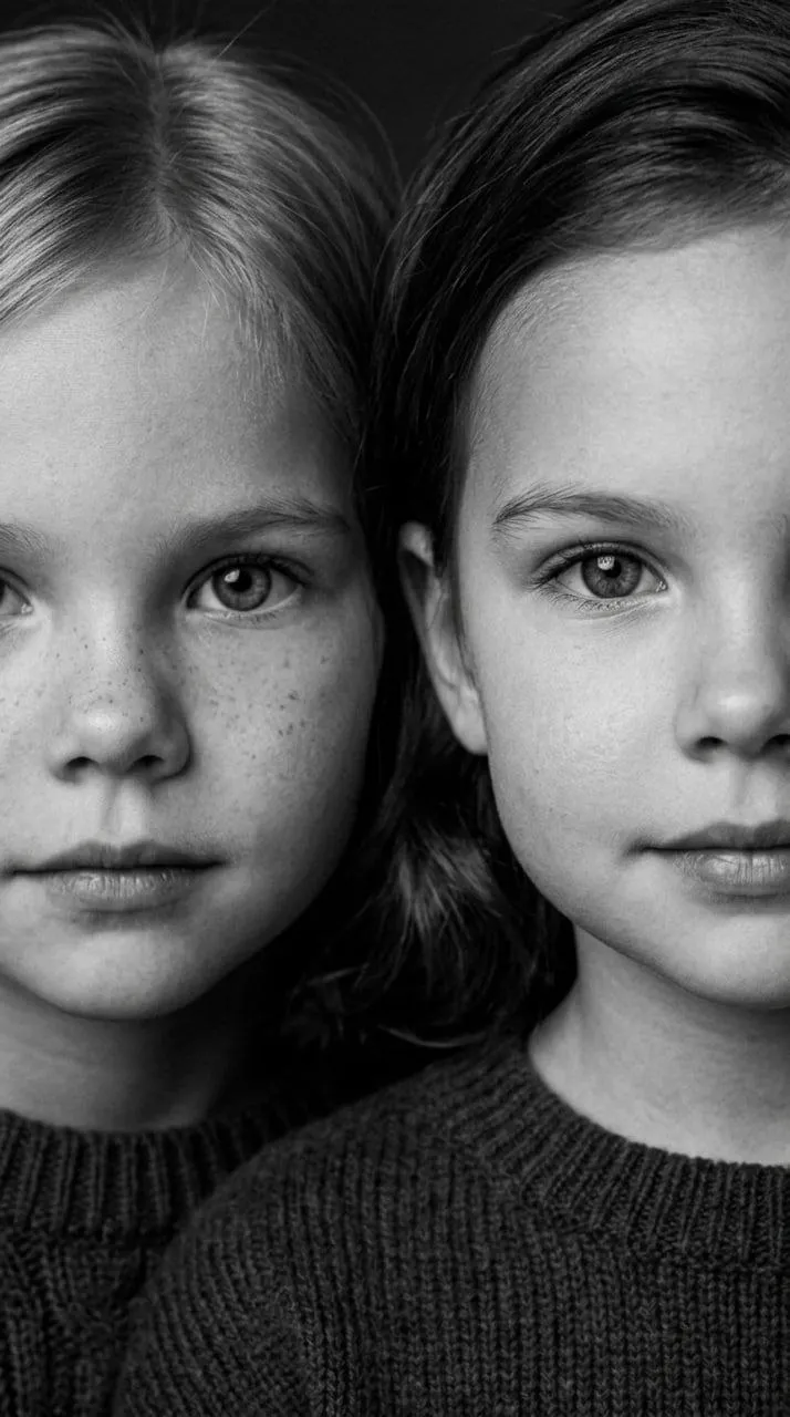 Intimate Black-and-White Two-Person Portrait output 4