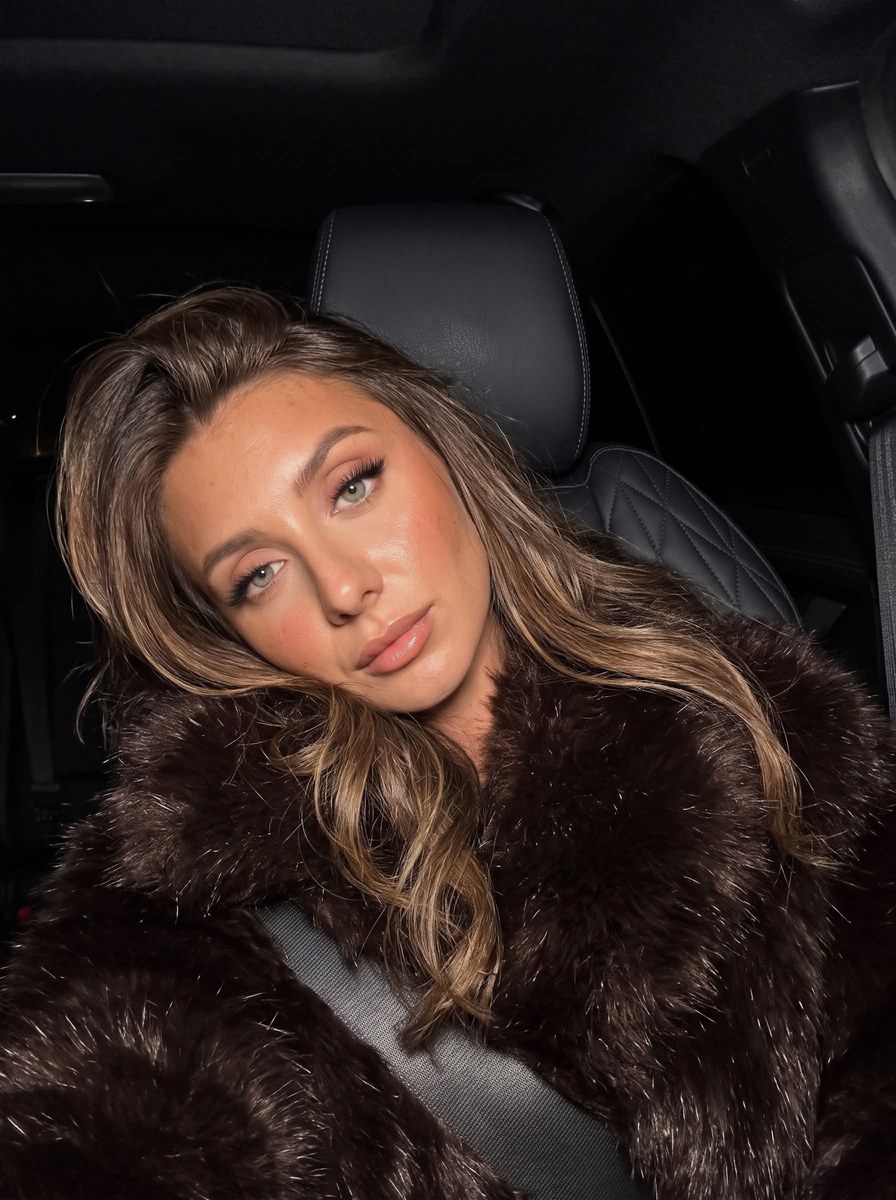Direct-Flash Night Portrait in a Luxury Car