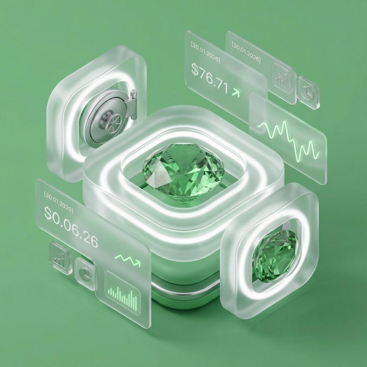 Creating 3D icons in the glassmorphism style output 4