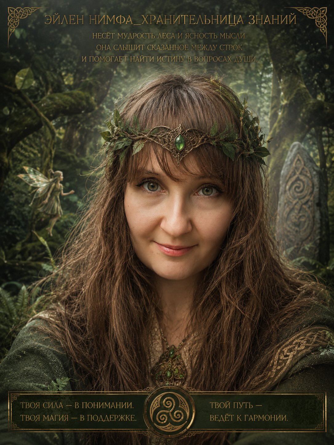 Create a Celtic Mythical Being from My Photo