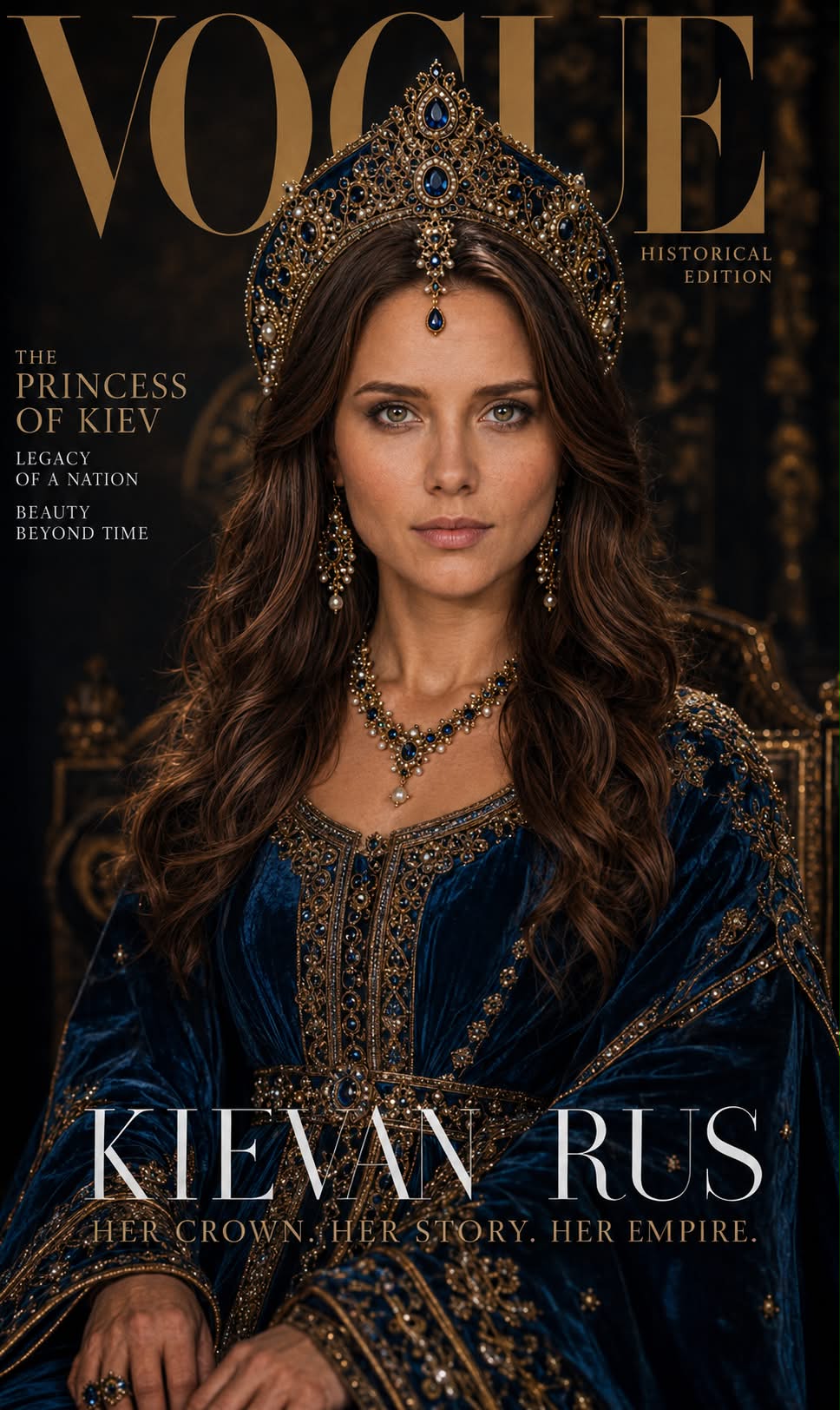 Kyivan Rus Princess Editorial Portrait