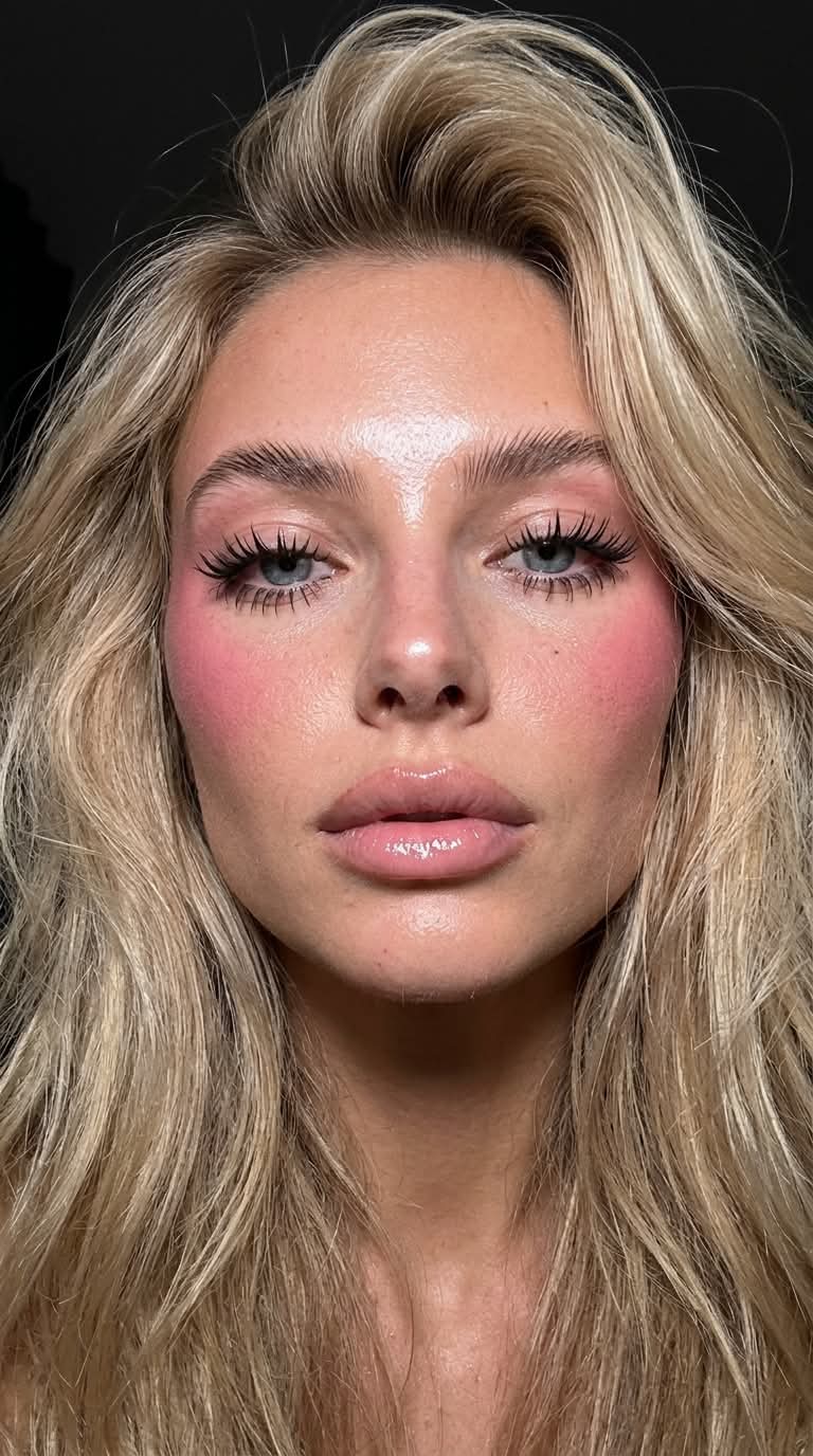 iPhone Macro Selfie with Glossy Doll Makeup output 1