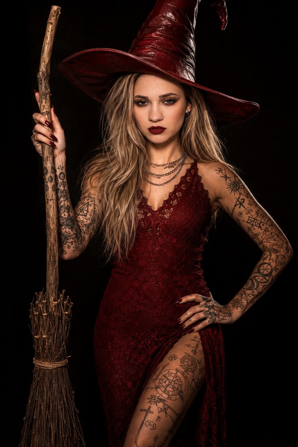 Gothic Witch Editorial Portrait