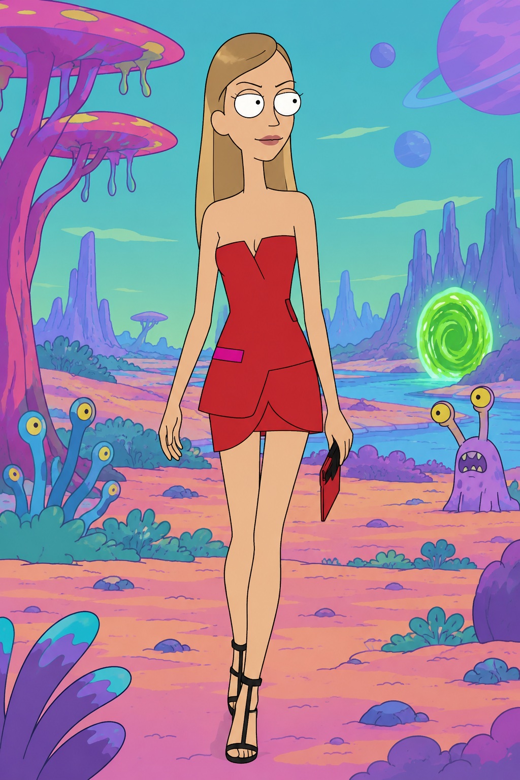 Original Rick and Morty-Style Character from a Photo output 1