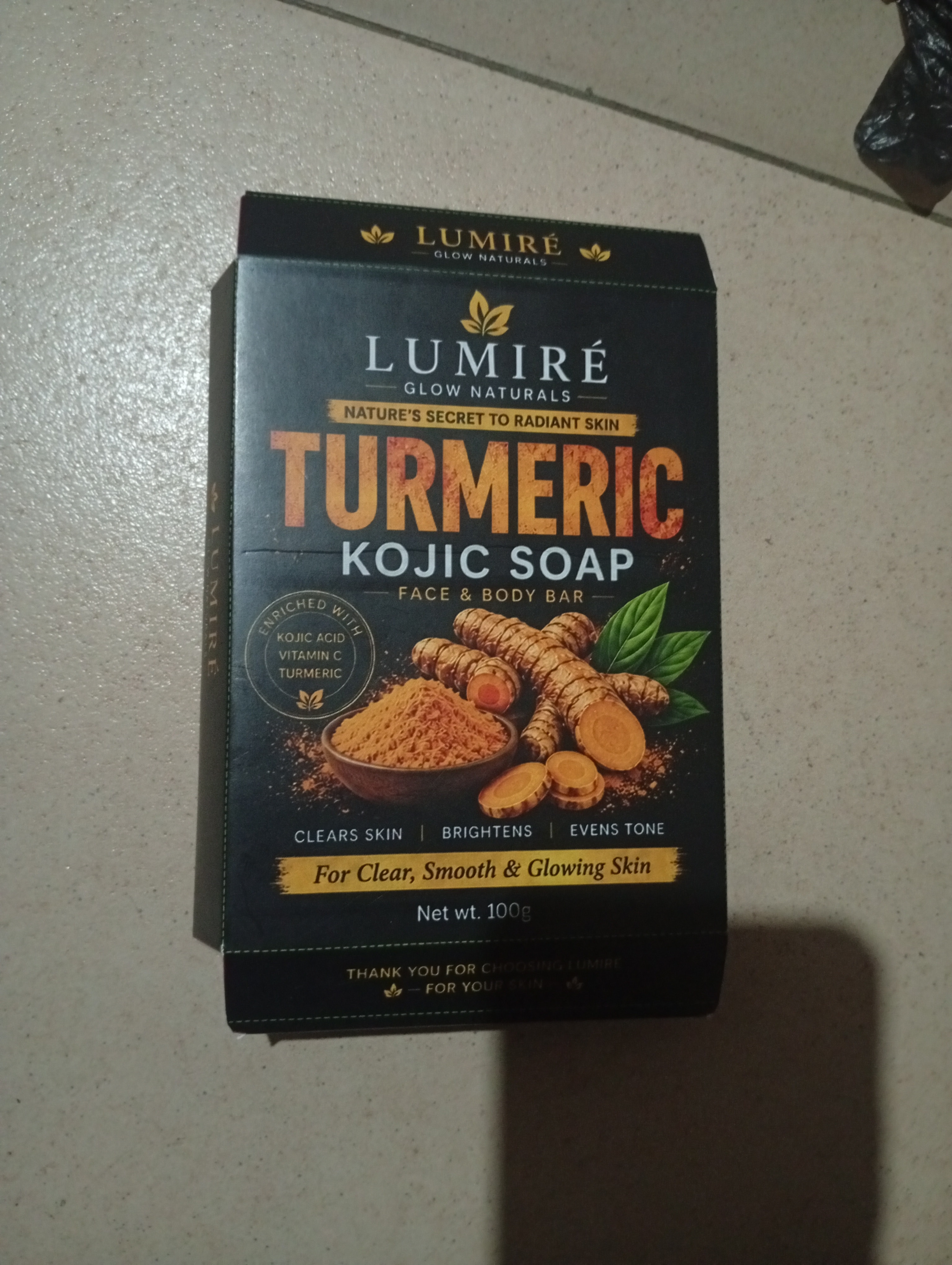 Tumeric kojic soap