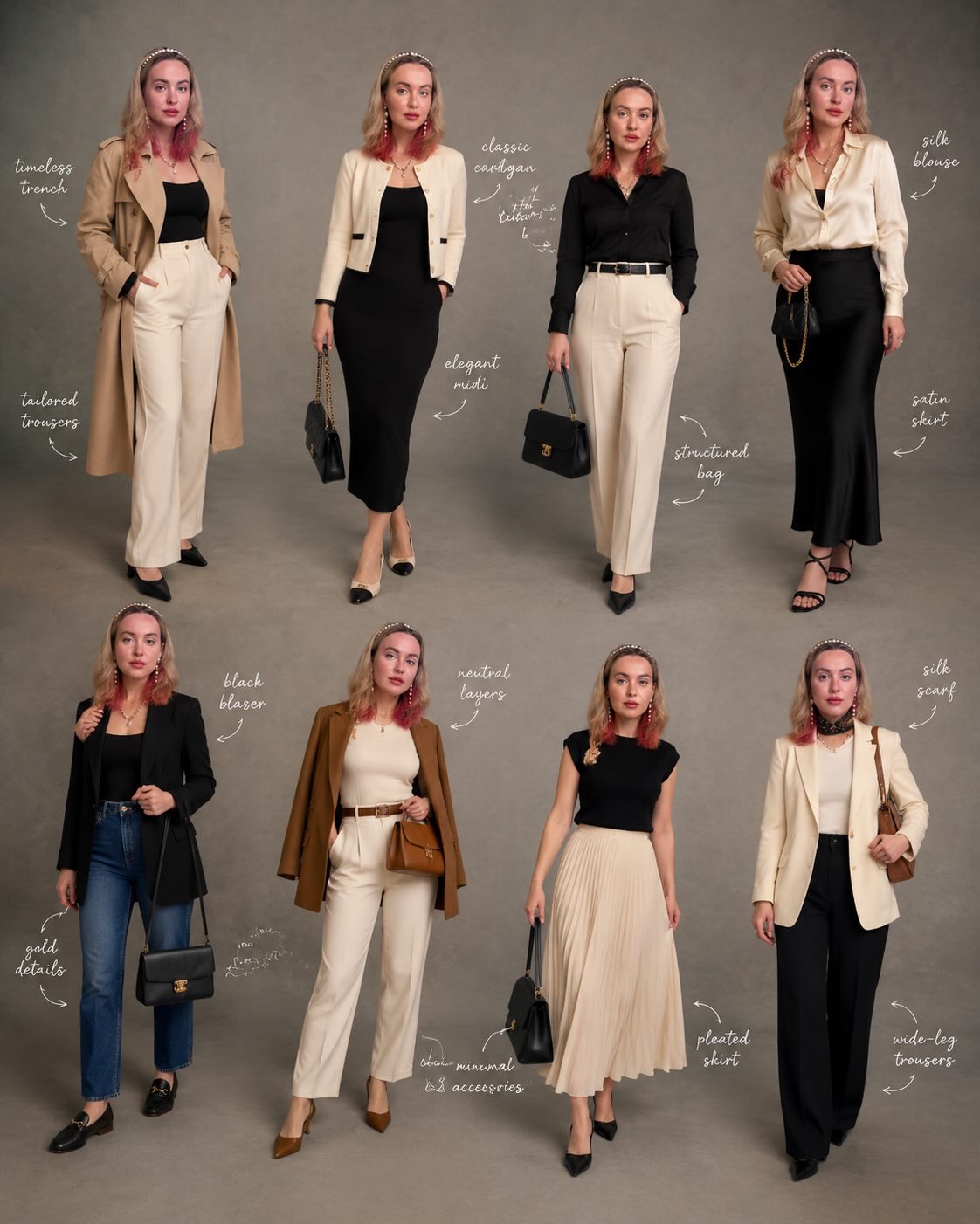 Classic Fashion Editorial Collage
