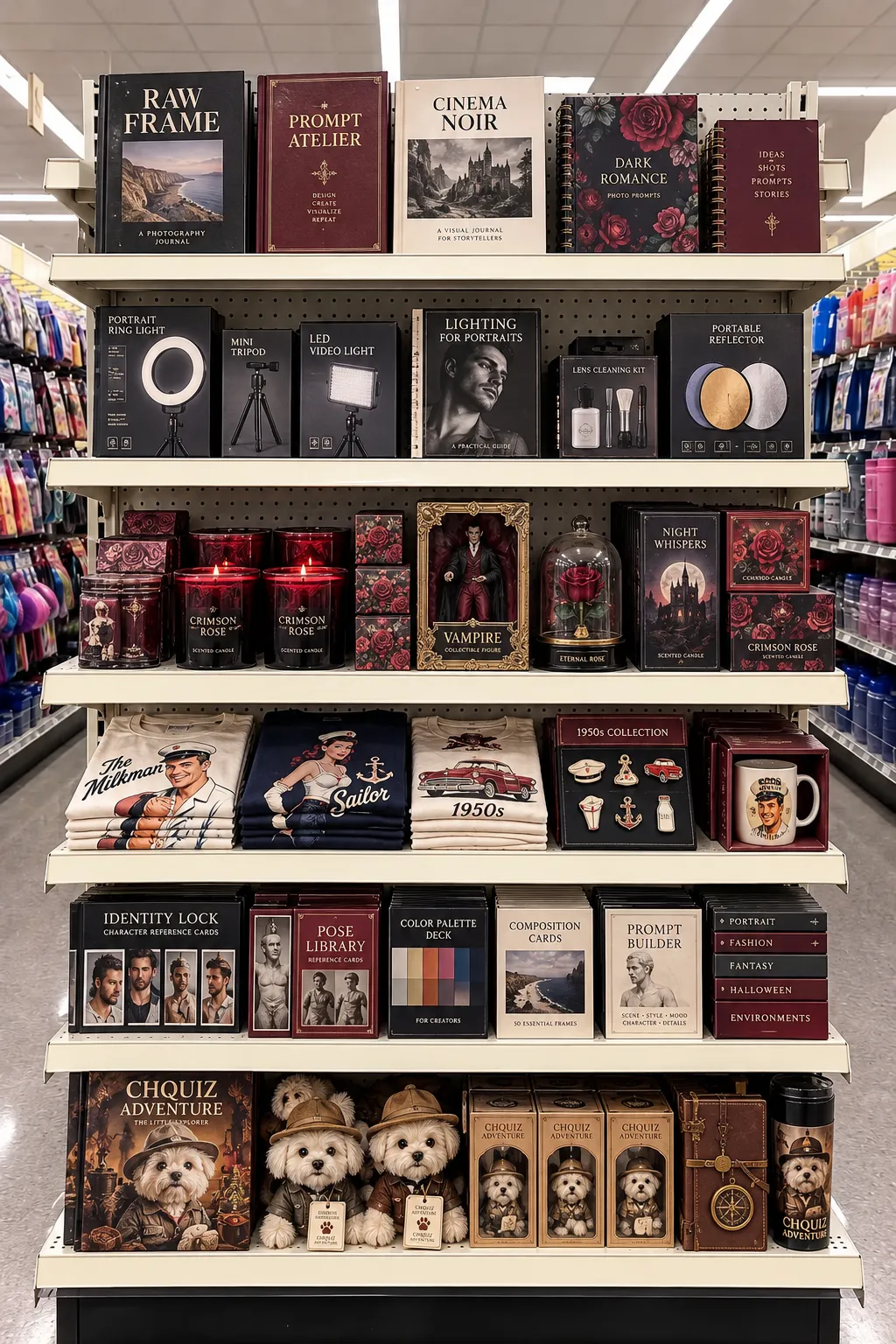 Fill a Store Shelf with Products Inspired by You output 1