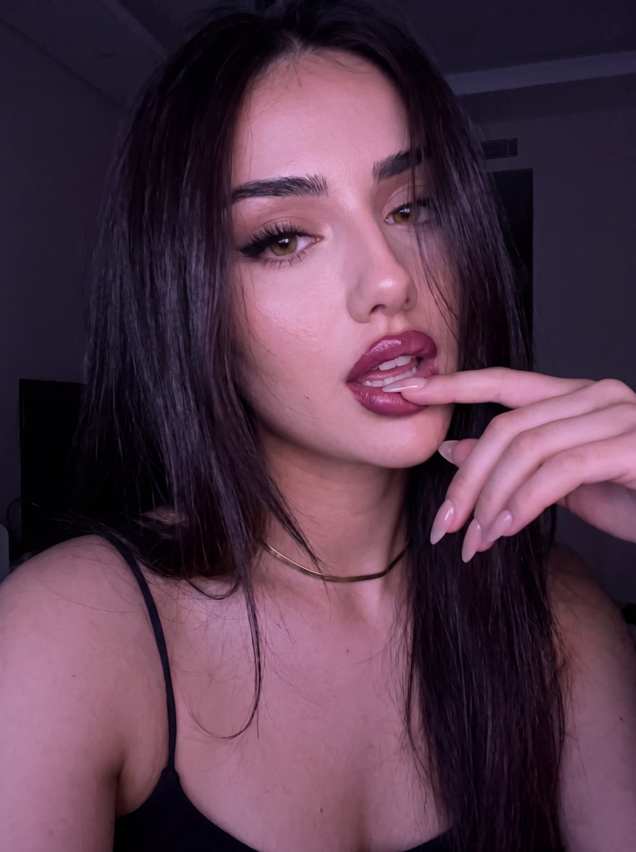 Moody Purple Night Selfie