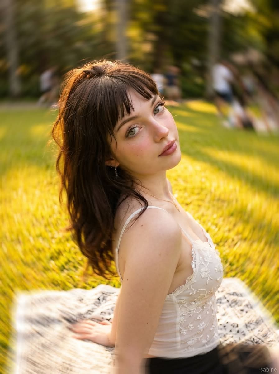 Dreamy Garden Lawn Portrait output 6