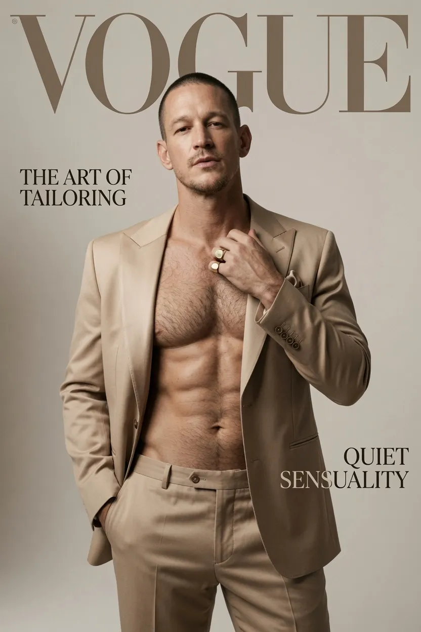 Vogue Paris–Inspired Luxury Fashion Cover Portrait output 4
