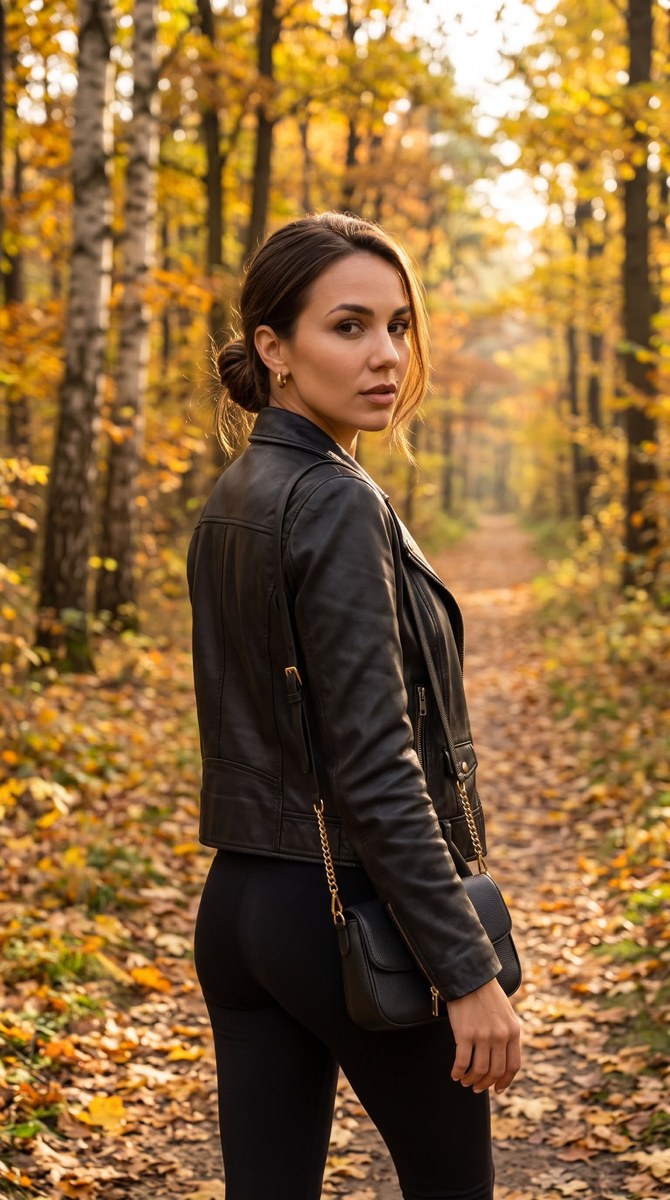 Autumn Forest Fashion Portrait