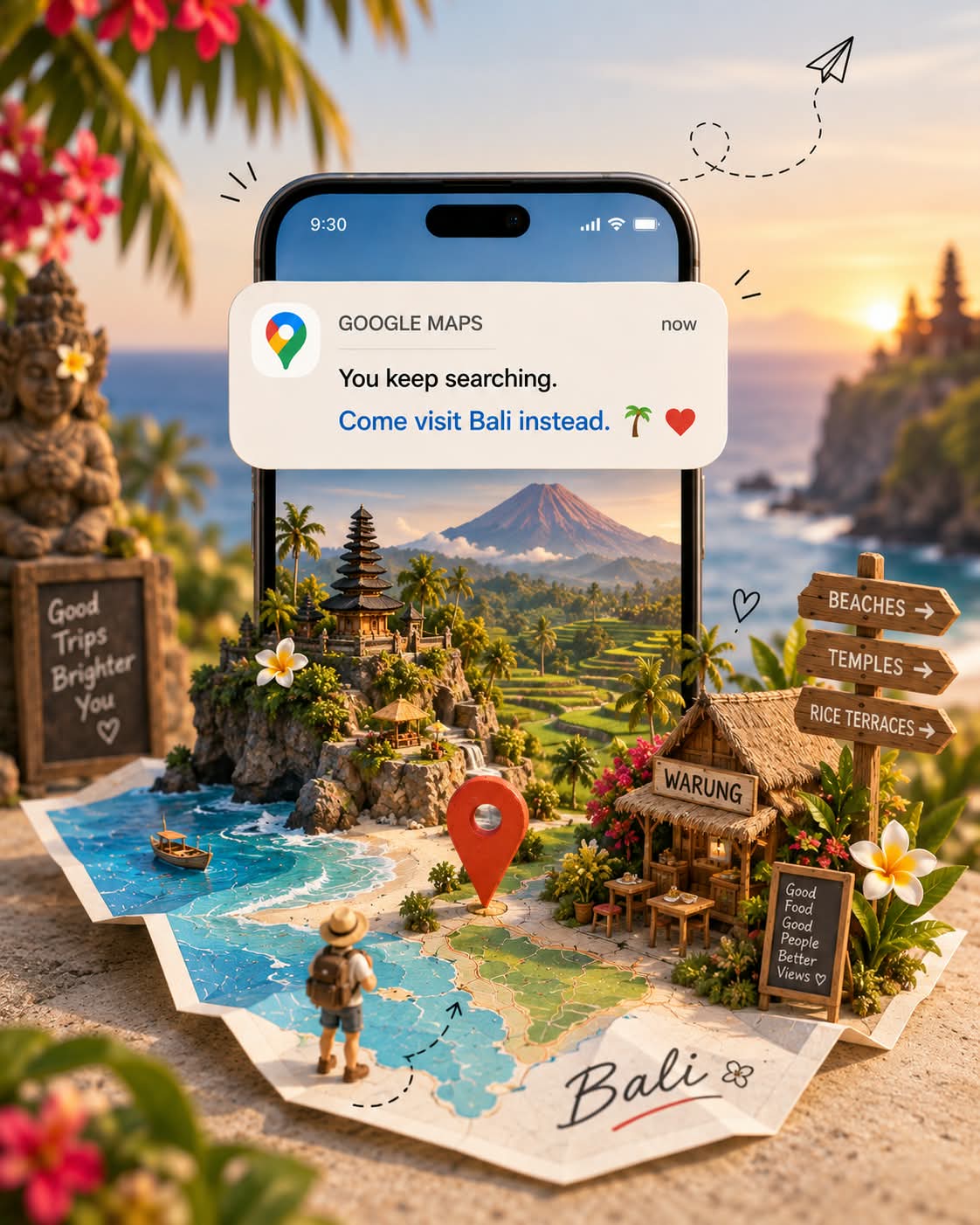 Handcrafted Miniature Travel Campaign output 3
