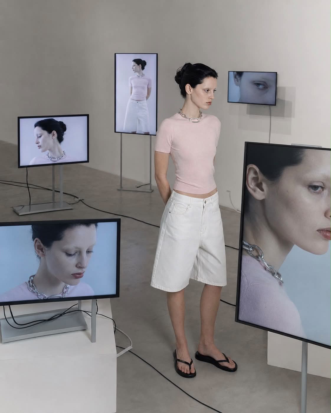 Fragmented Screen Fashion Editorial