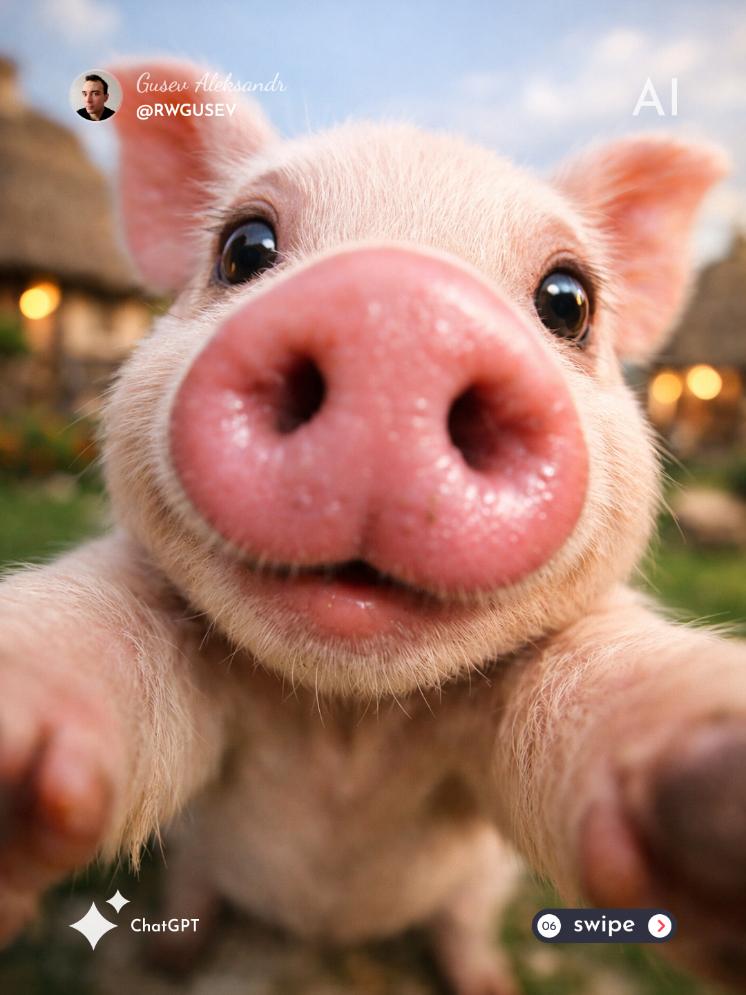 Exaggerated Animal Selfie output 6