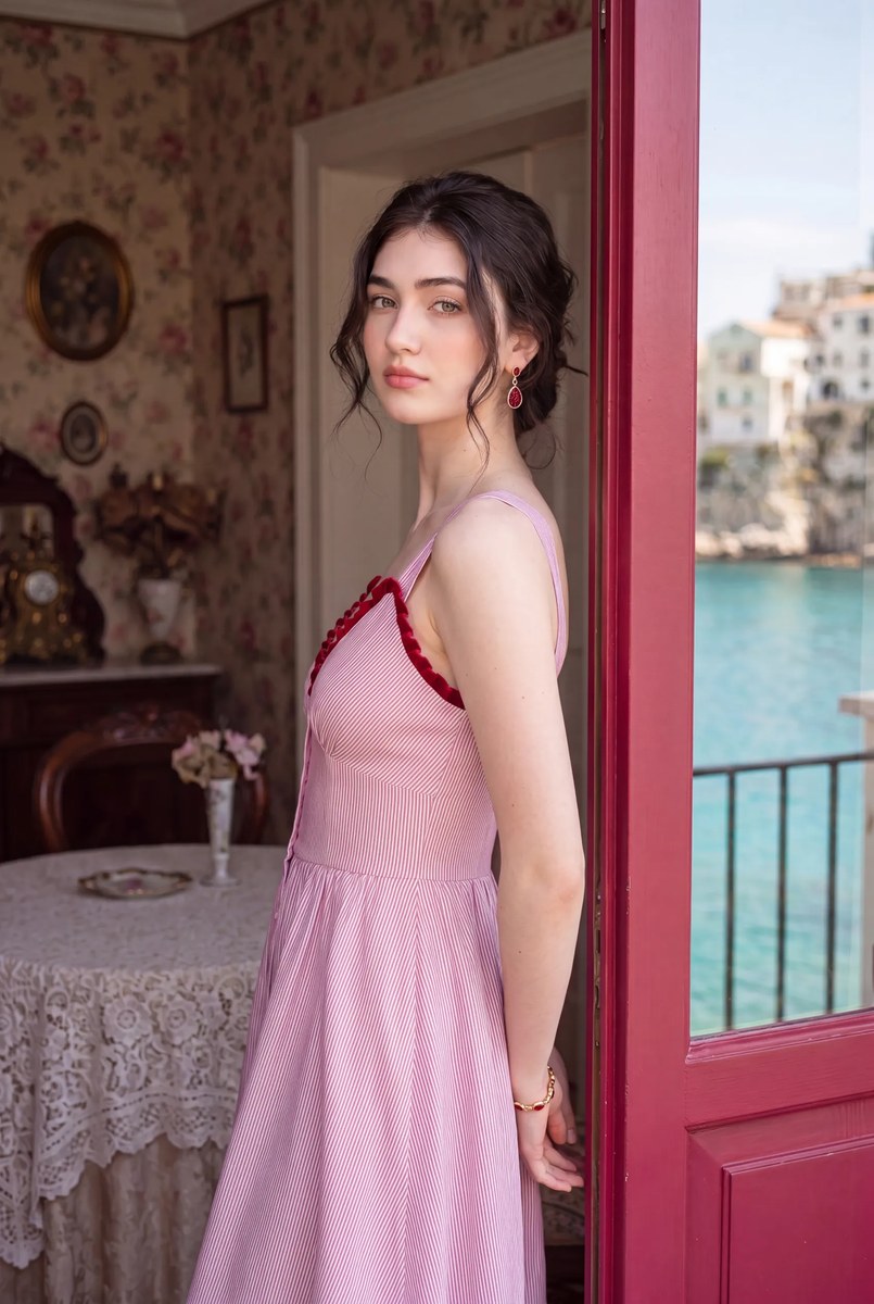 Romantic Italian Villa Balcony Editorial Portrait output 2