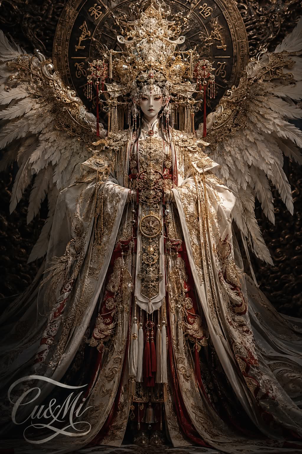 Celestial Imperial Goddess Portrait output 1