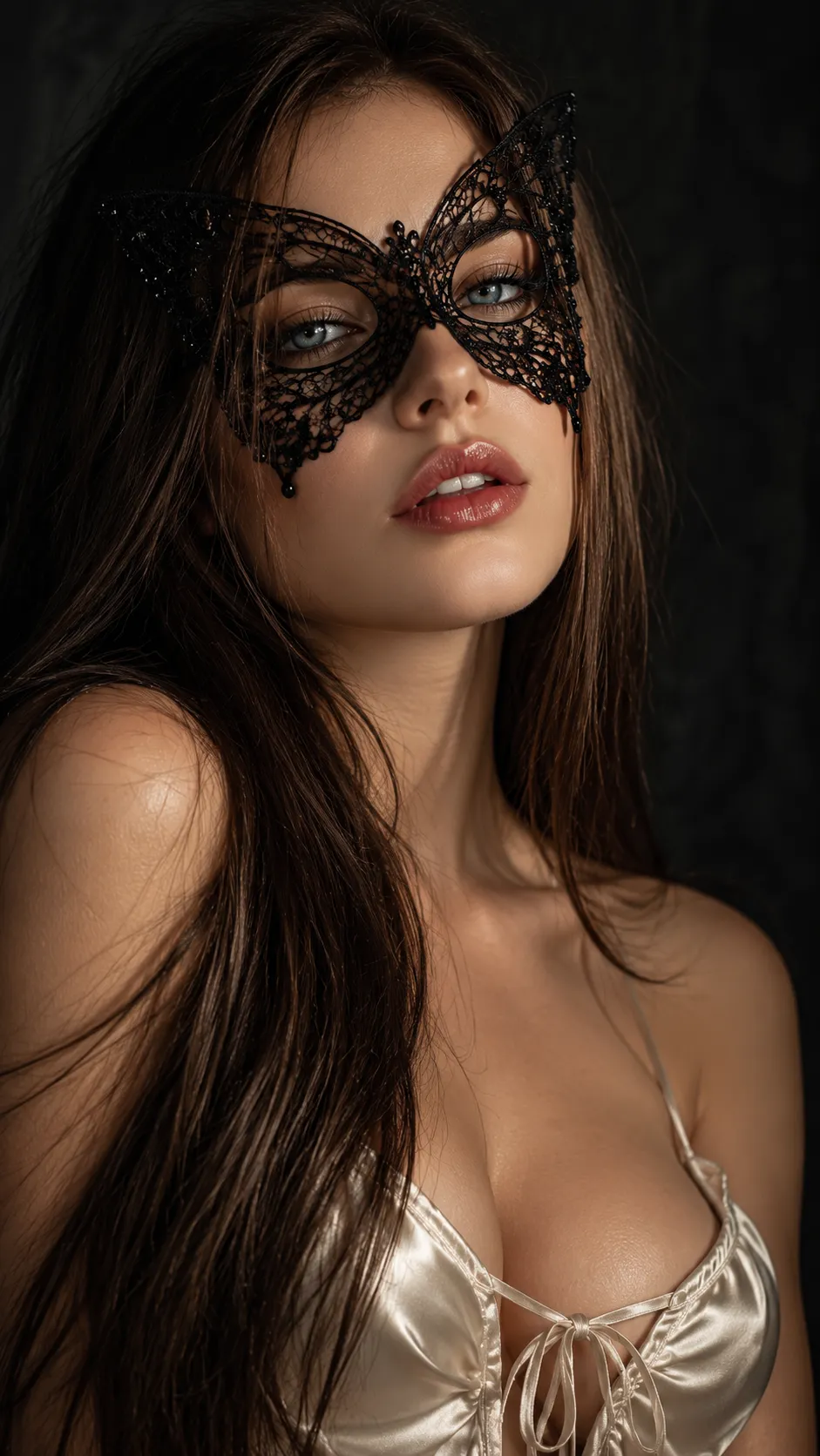 Moody Butterfly Masquerade Portrait output 1