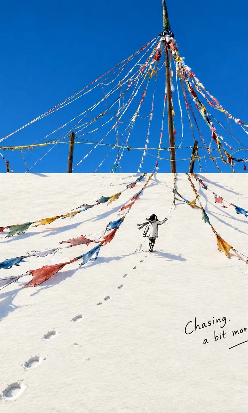 Find a Second World in a Travel Photo