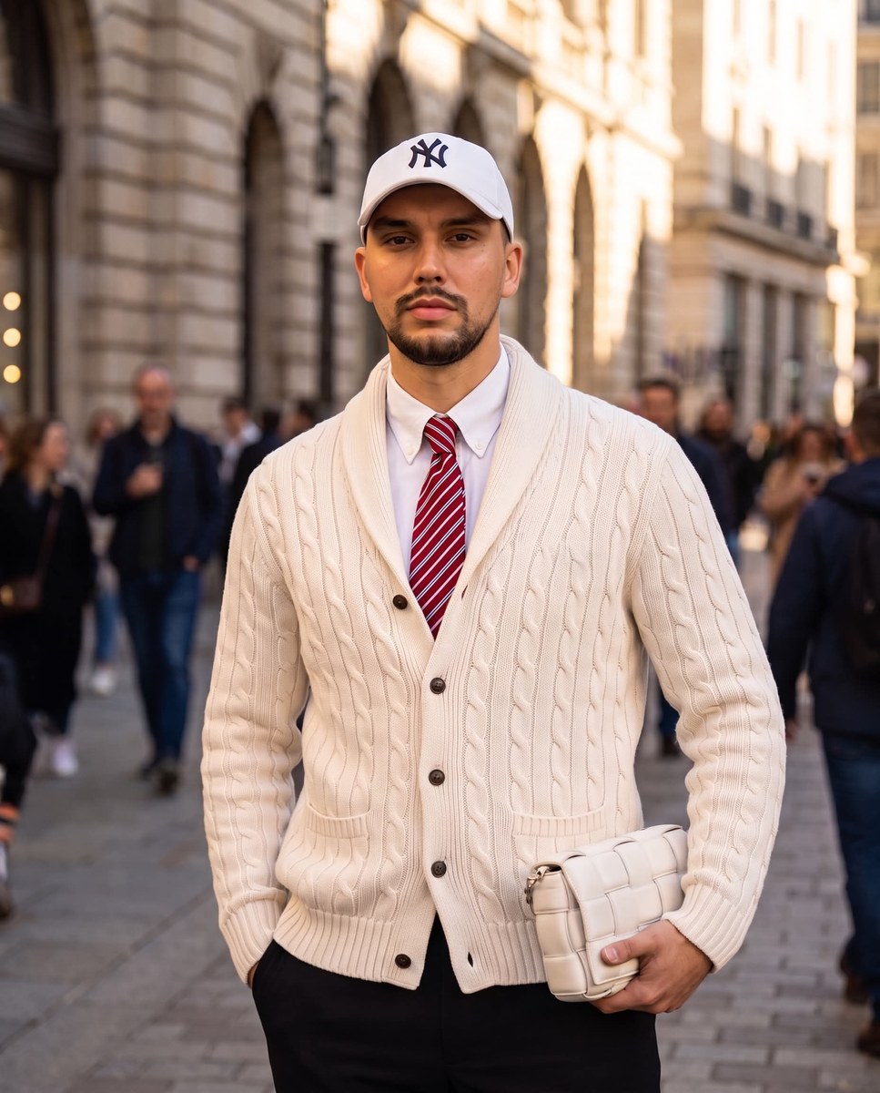 Confident Street-Style Portrait of a Man