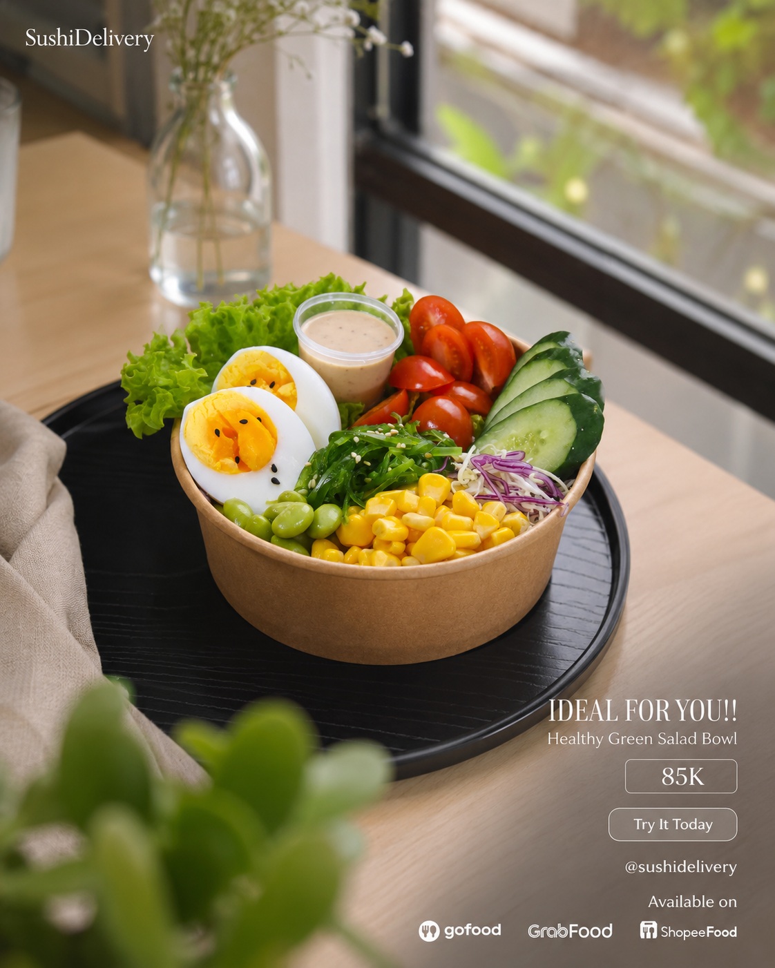 Window-Light Cafe Food Campaign
