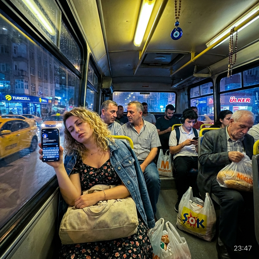 Ultra-Realistic Comedic Slice-of-Life in an Ankara Bus output 1