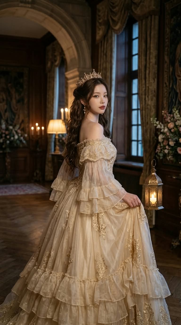 Lantern-Lit Princess Portrait output 3