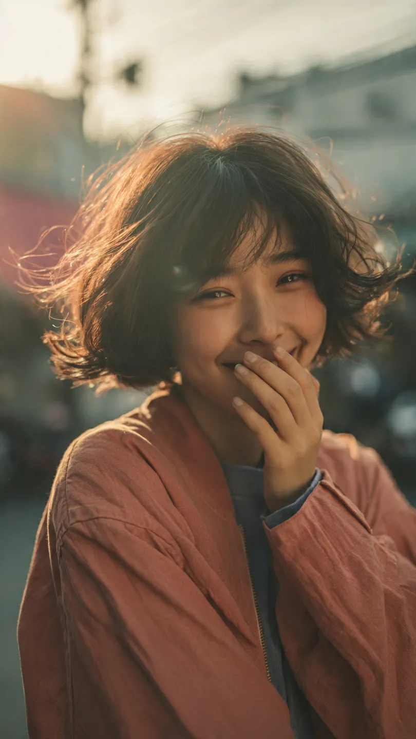 Candid Laughing Portrait with Fuji Film Tones output 4