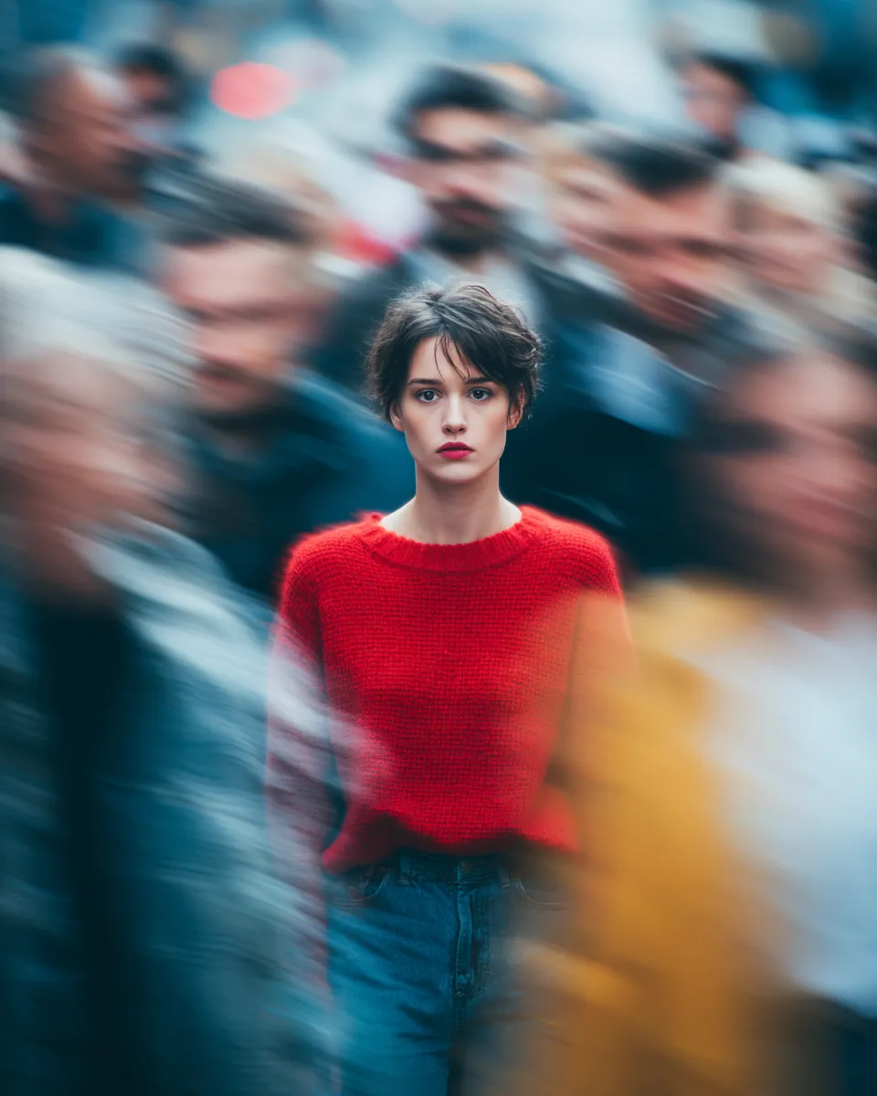 Cinematic Motion-Blur Street Portrait output 6