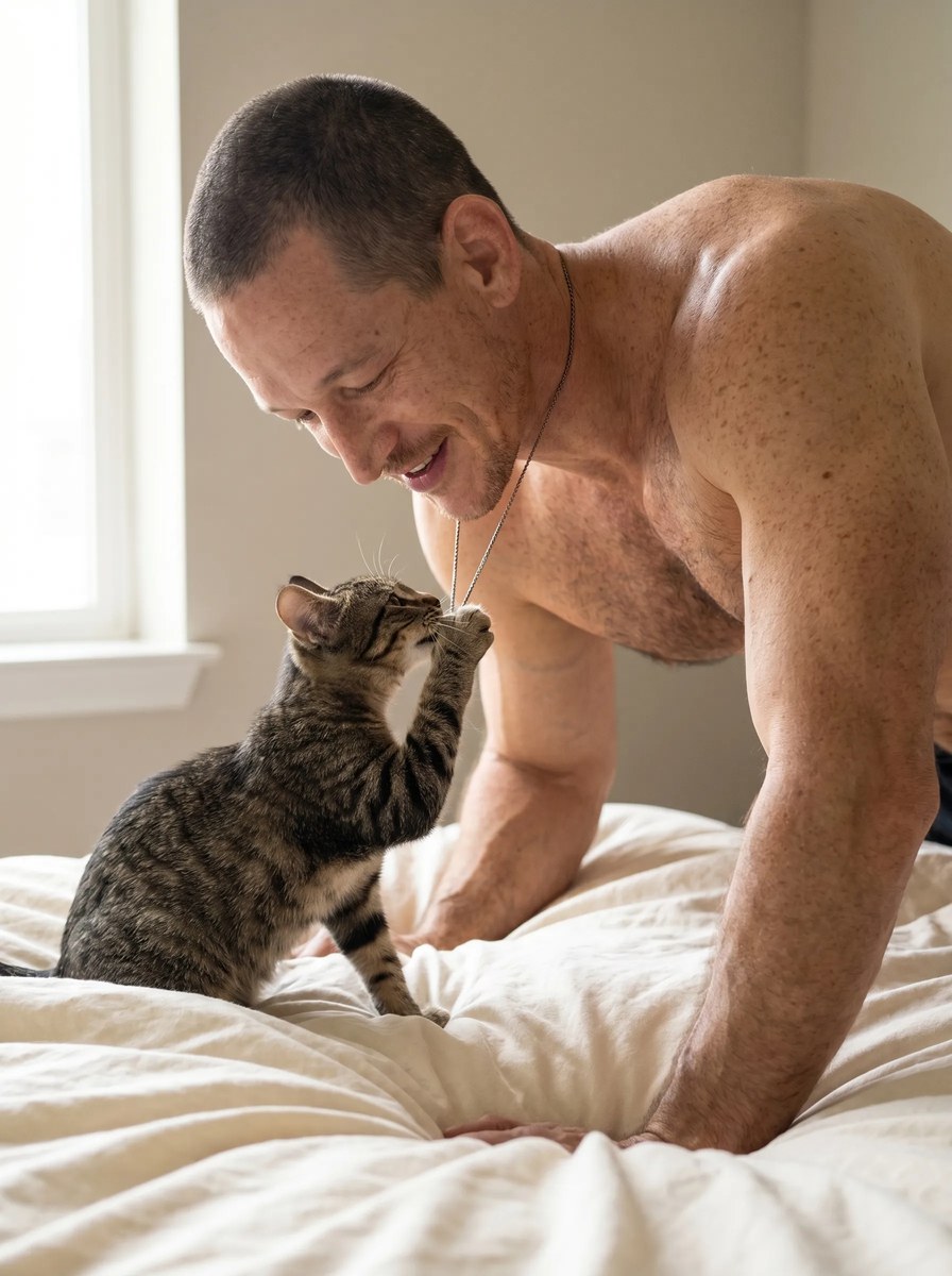 Quiet Love: Cat Interaction Image and Video Prompts output 3