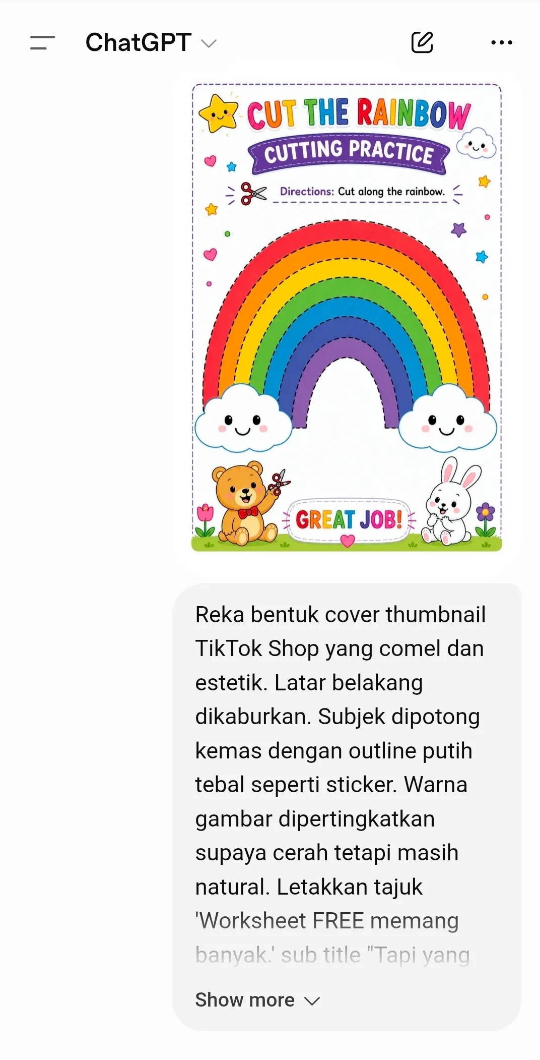 Cute TikTok Shop Worksheet Thumbnail output 2