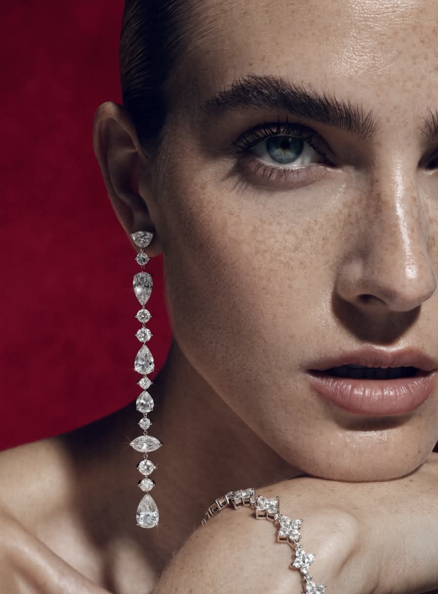 Luxury Diamond Jewelry Editorial Portrait output 2