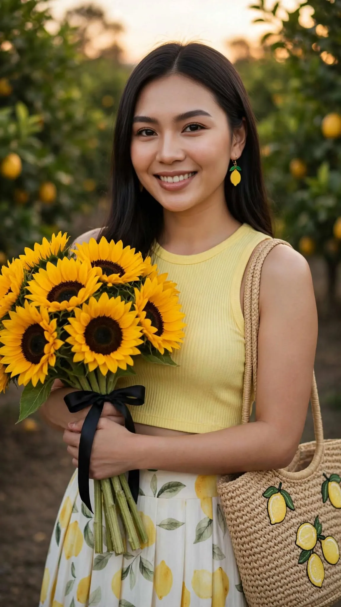 Lemon Orchard Golden-Hour Fashion Editorial output 2