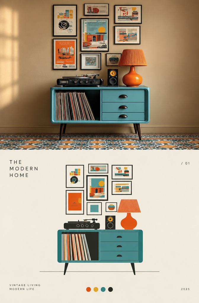 Minimalist Editorial Photo Poster output 5