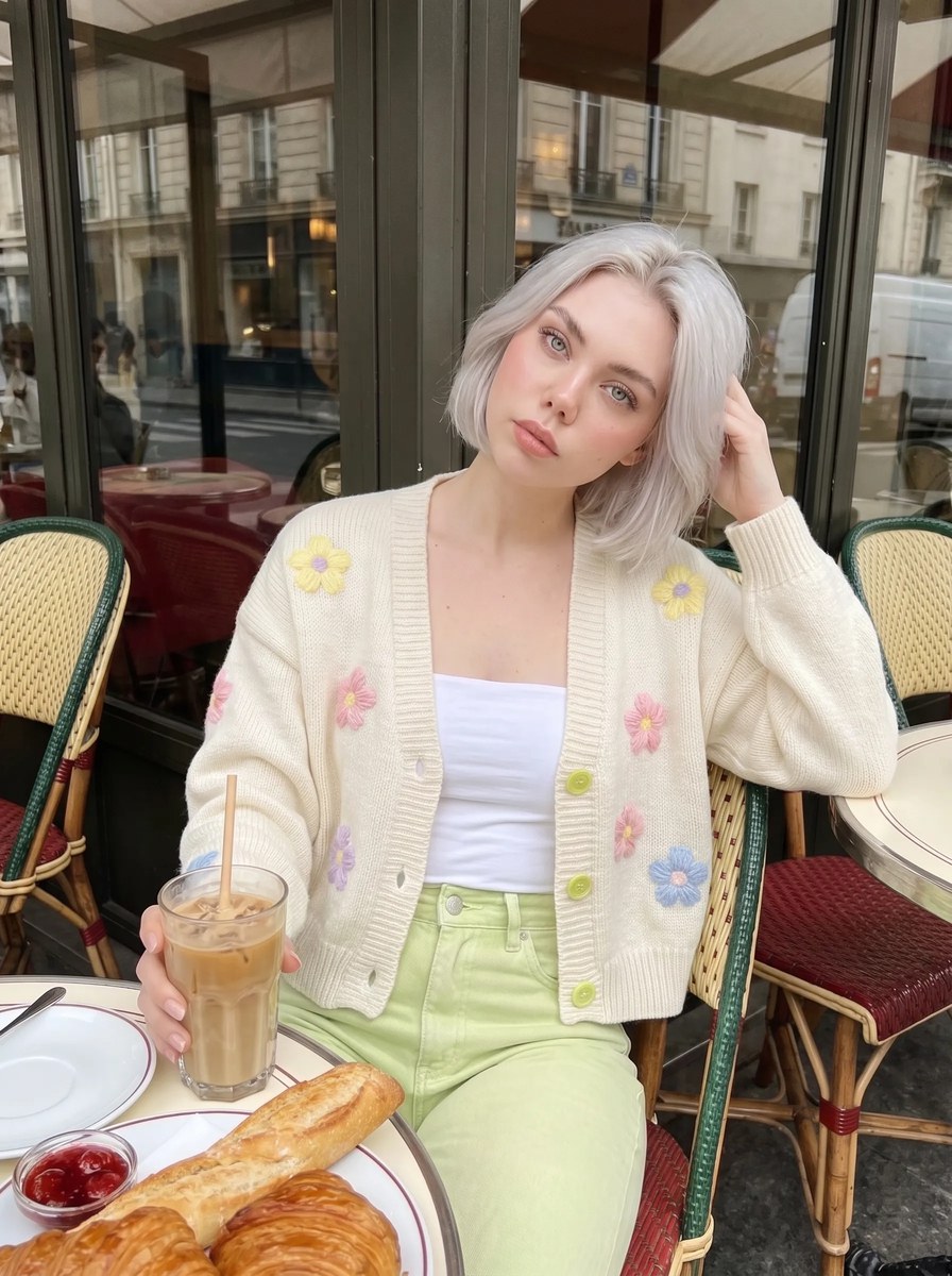 Candid Parisian Café Portrait output 2