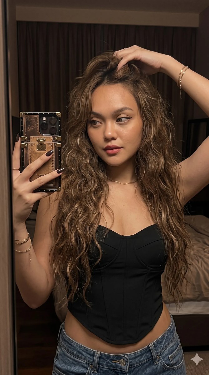 Moody Bedroom Mirror Selfie output 4