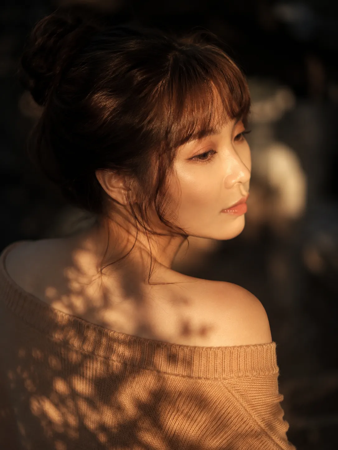 Melancholic Golden-Hour Cinematic Portrait Edit