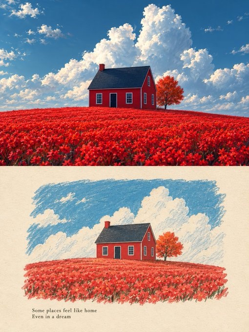 Photo and Minimalist Illustration Keepsake Card output 1