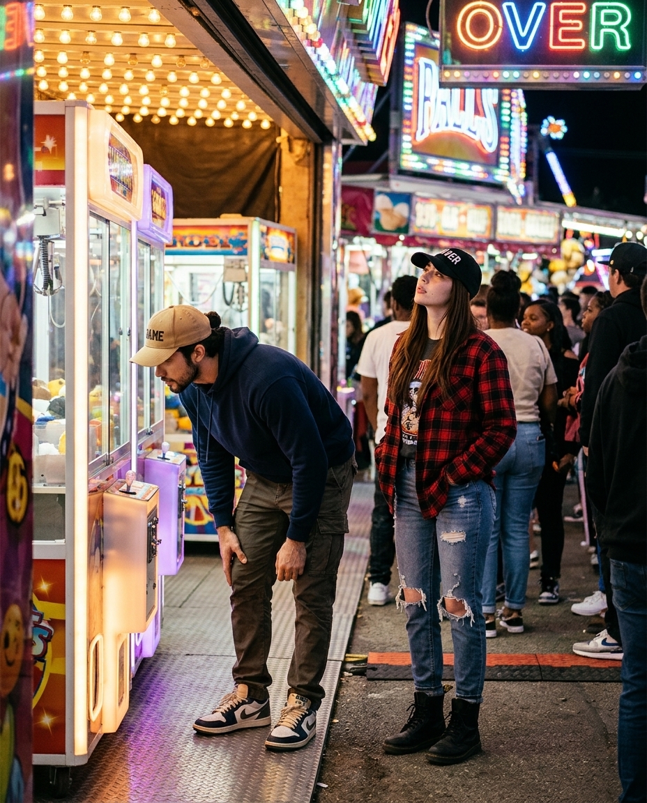 Random Night Carnival Date Photo output 11