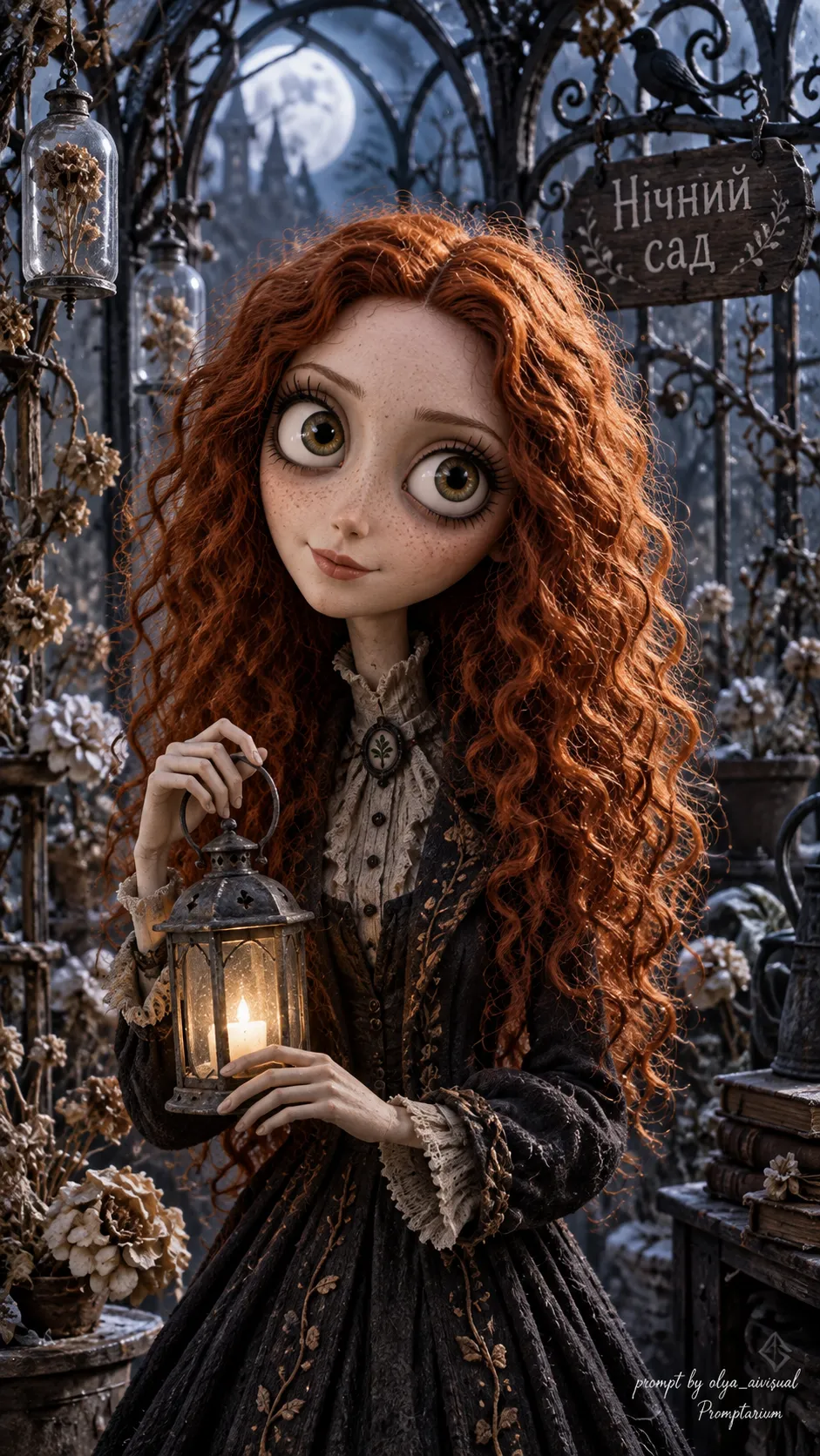 Tim Burton–Style Stop-Motion Character output 5