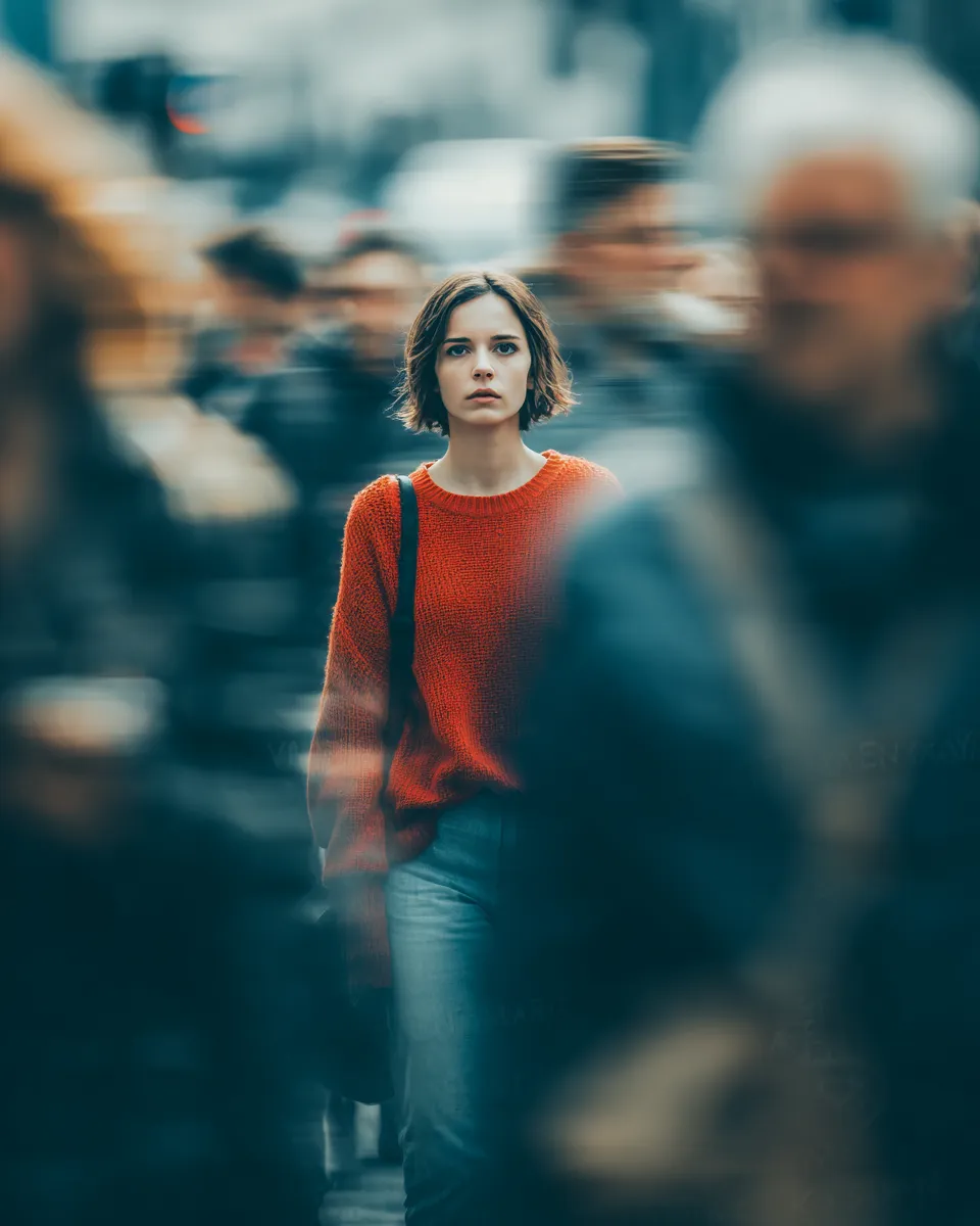 Cinematic Motion-Blur Street Portrait output 7