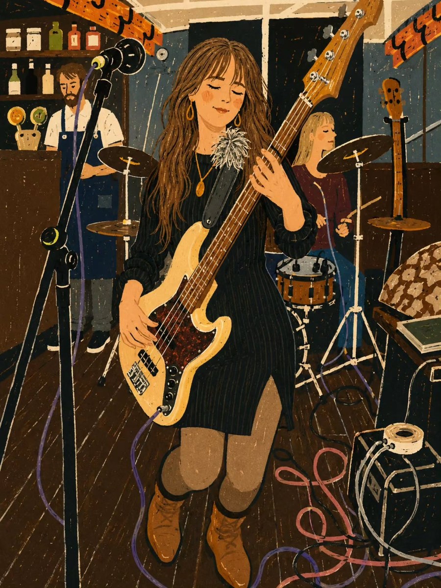 Modern Naive Illustrated Poster from a Photo output 8