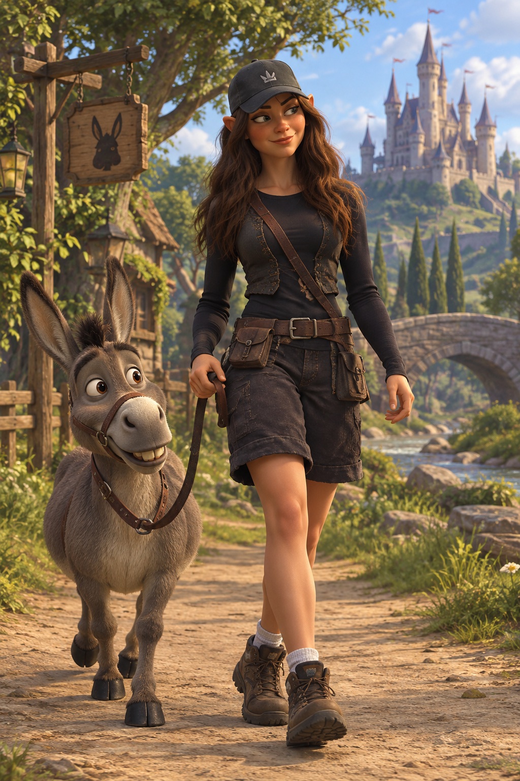 Transform a Person into an Original 3D Fairytale Character