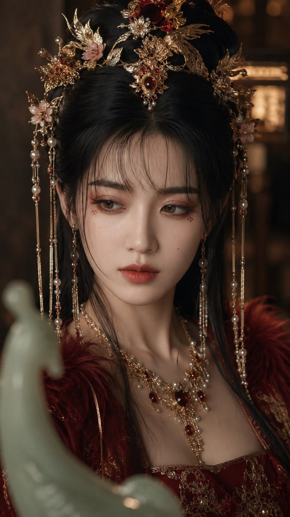 Cinematic Ancient Chinese Fantasy Consort Portrait