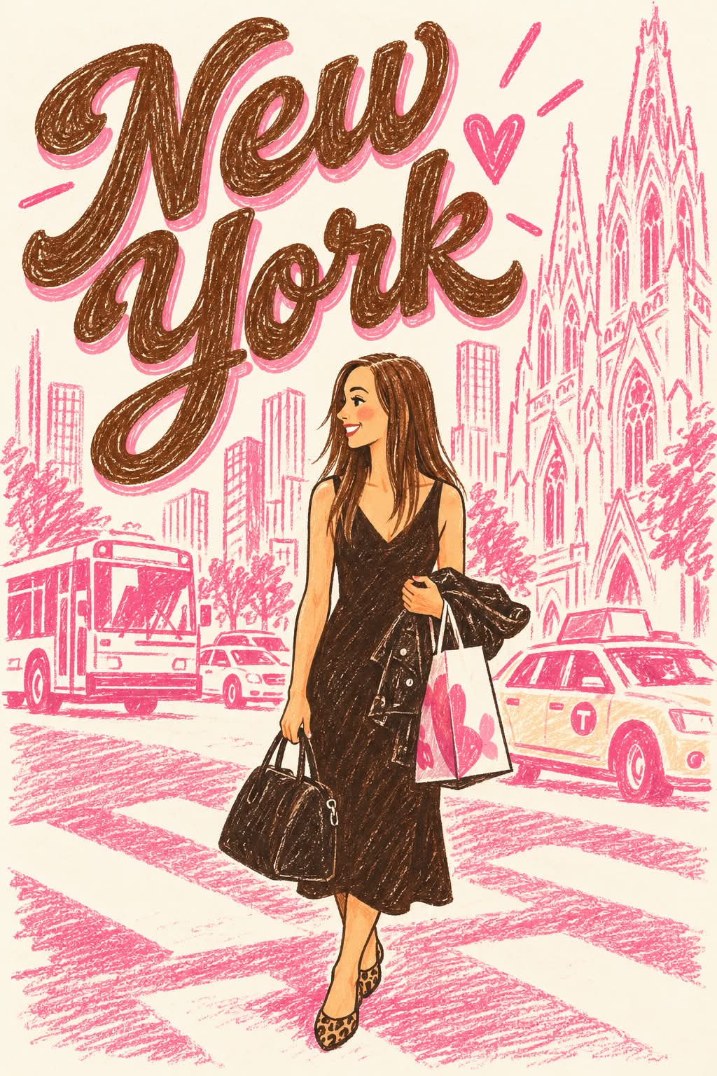 Retro Colored-Pencil Poster from a Photo output 3